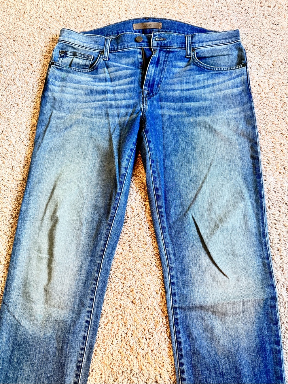 Joe's Jeans Men's Washed Blue Straight Jeans